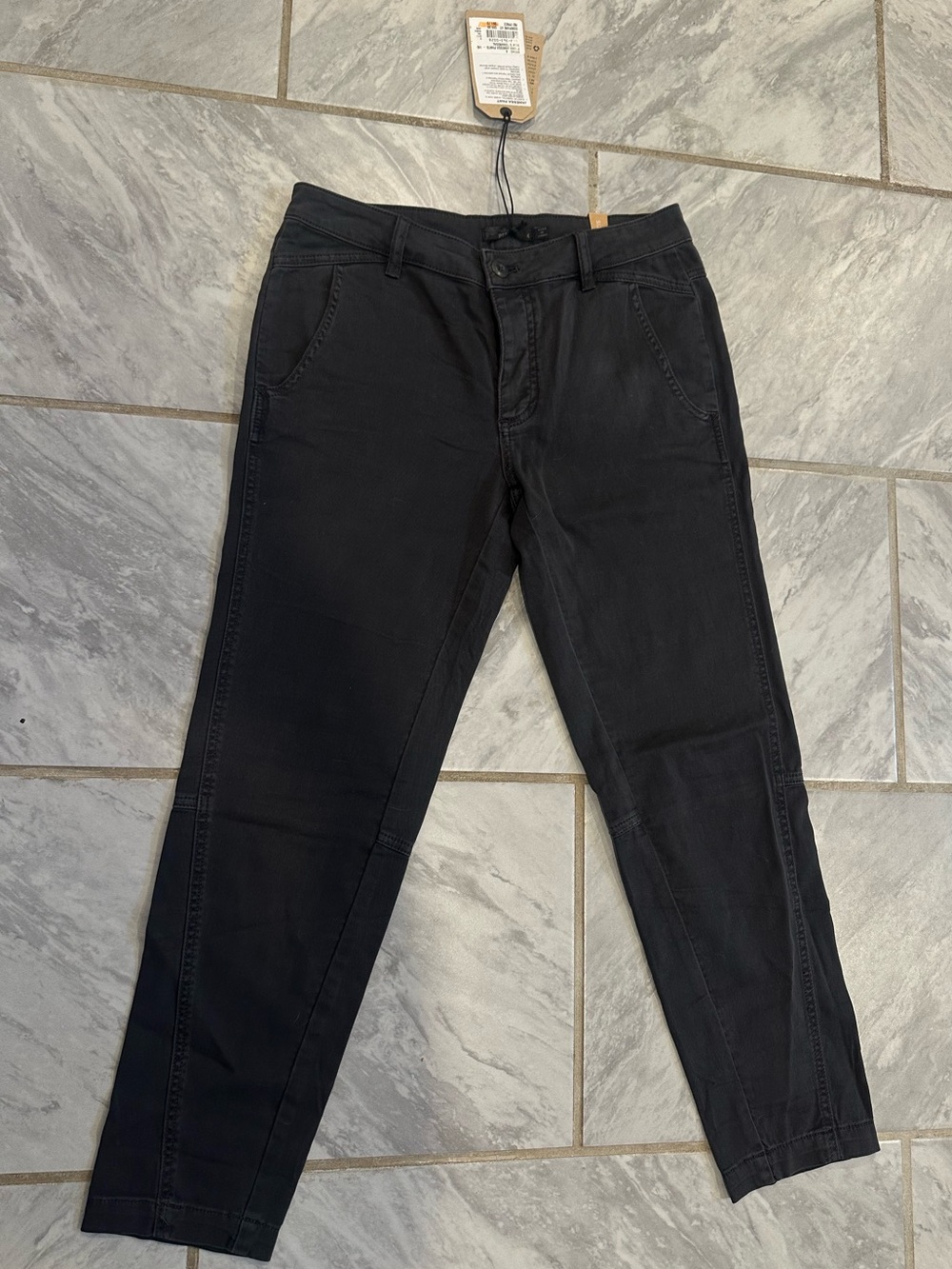 NWT Prana Women’s Janessa Pants Charcoal Size 4 (30Wx26L)